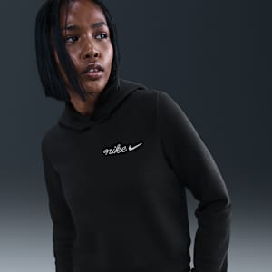 新品NUMERO00刺繍ロゴハイネックスウエットXS Nike Sportswear Phoenix Fleece Women's Shrunken Hoodie. Nike.com